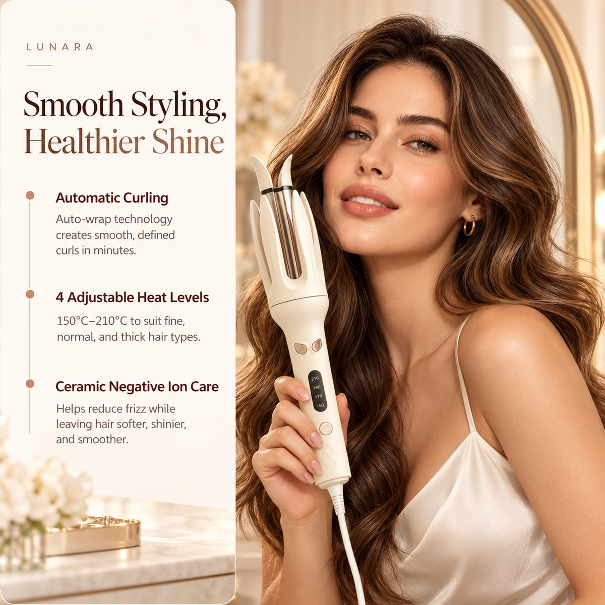 LUNARA TwistAir Auto Curler