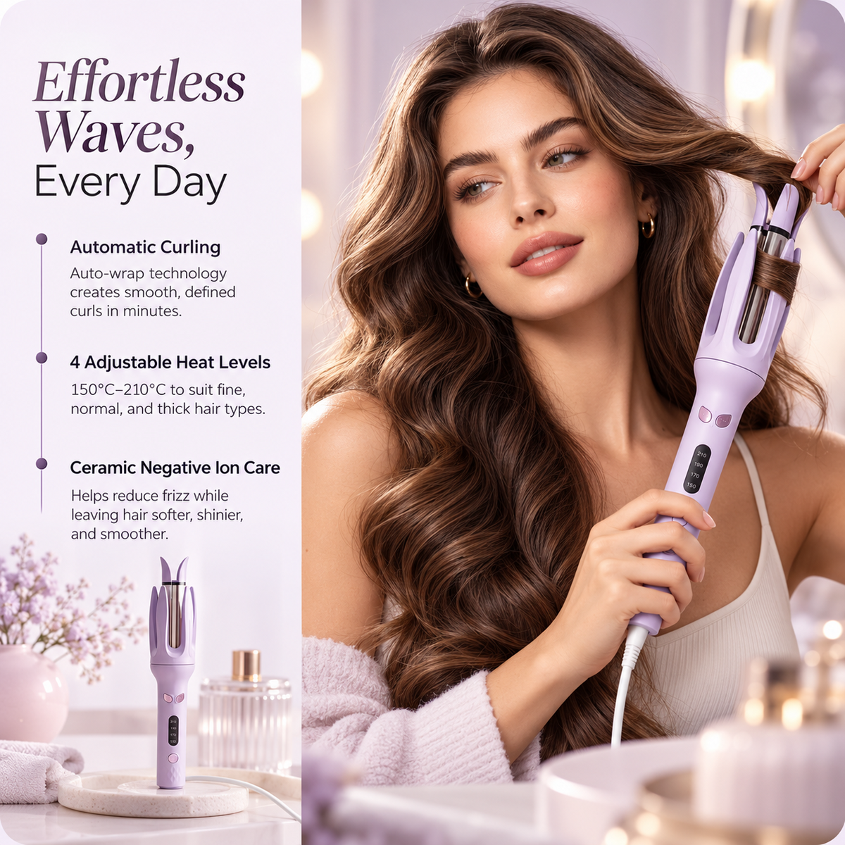 LUNARA TwistAir Auto Curler