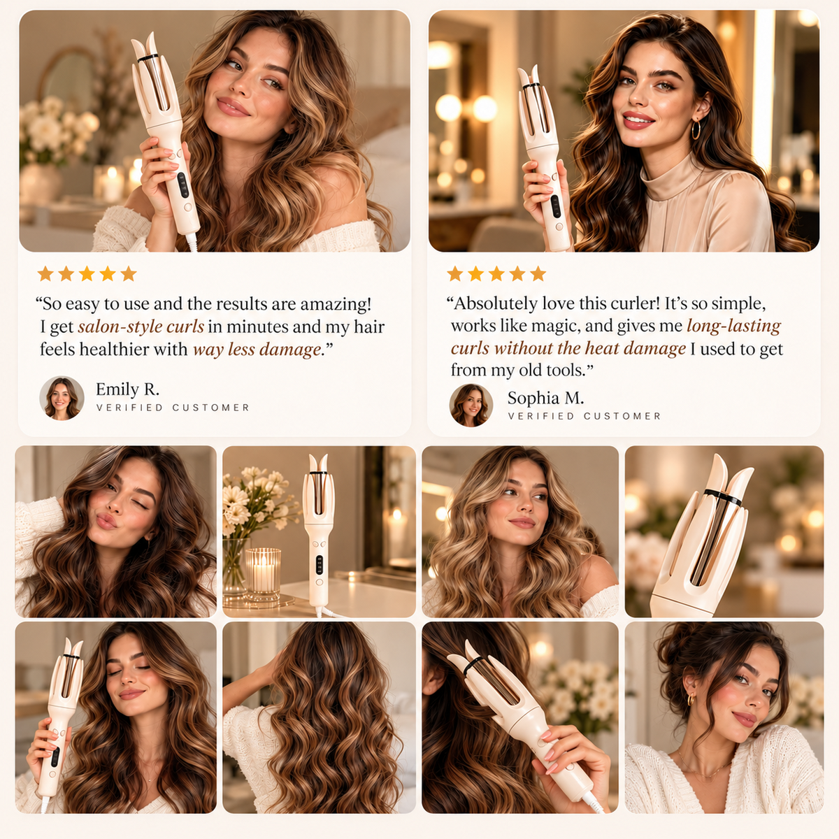 LUNARA TwistAir Auto Curler