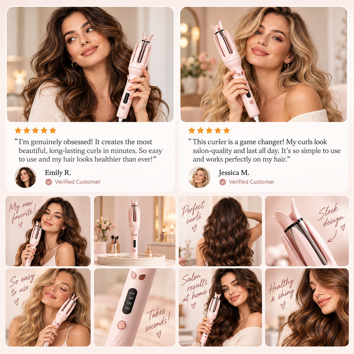 LUNARA TwistAir Auto Curler